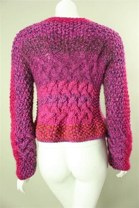 joan vass hand knit sweater at 1stdibs