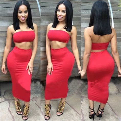 Women Cute Red Crop Top And Skirt Set Online Store For