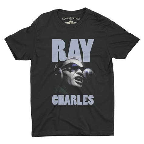 Ray Charles T Shirt Lightweight Vintage Style