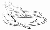 Soup Sopa Ausmalen Ausmalbilder Kidsdrawing Malvorlagen Soups Ladle Suppen Desde sketch template