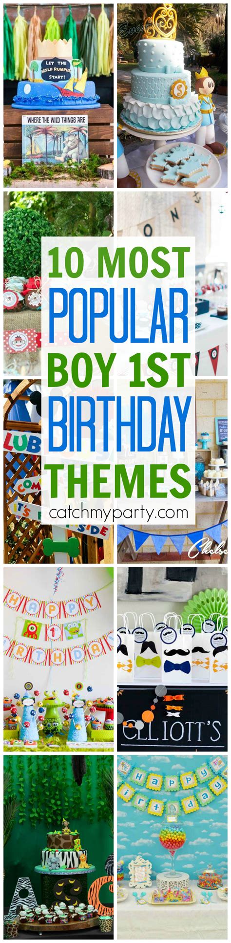 popular boy st birthday party themes catch  party