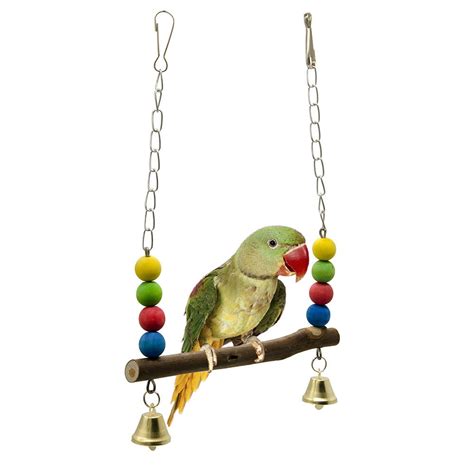 traumdeutung parrot toys  bird accessories love swing cage decoration cockatiel perch toy