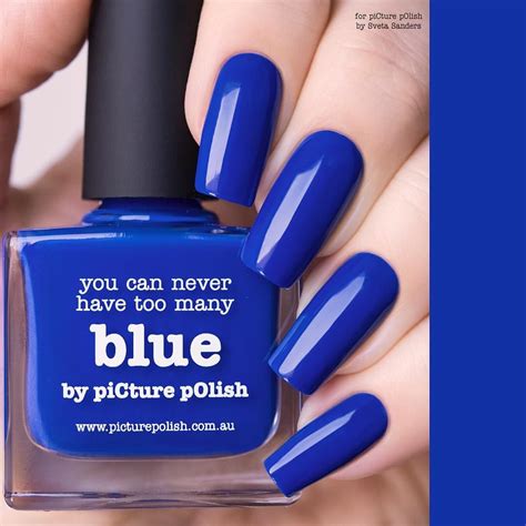 picture polish blue shellac gel polish blue nail polish holographic nail polish acrylic