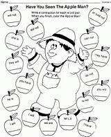 Johnny Appleseed Coloring Activities Pages Worksheets Printable Color Language Kids Arts Elementary Enrichment Apple Grade Man Coloringhome School Worksheeto sketch template