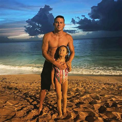 channing tatum shares  photo  daughter everlys face