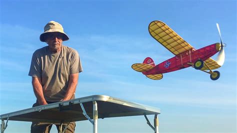 rubber powered model airplane  skokie touches  sun youtube