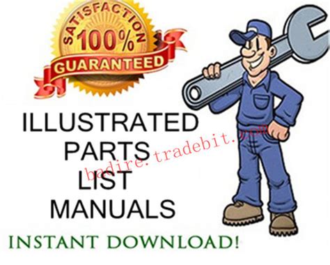 kubota bhst   hst  tractor illustrated master parts list manual instant