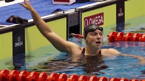 Katie Ledecky Swimming Times Katie Ledecky Wins By 21 Seconds At