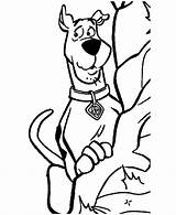 Scooby Hides Coloringhome Ad3 sketch template