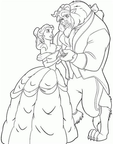 beauty   beast coloring pages landscape coloring pages