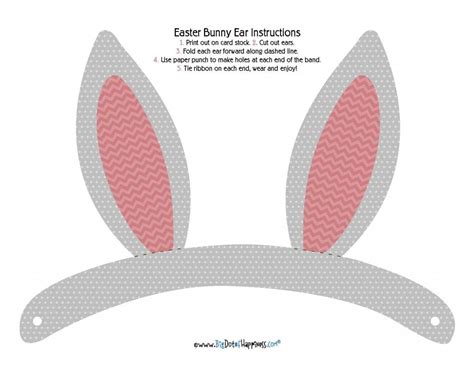 printable bunny ears diy paper bunny ears printable easter template