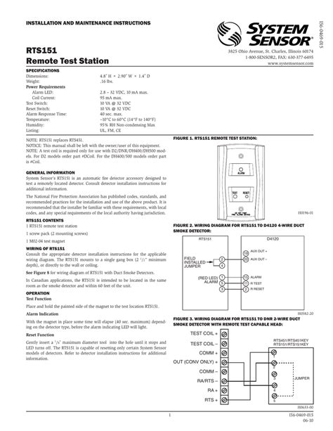 jean wireworks  wire thermostat wiring diagram system sensor  duct detector installation