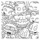 Rugrats Nickelodeon Splat sketch template
