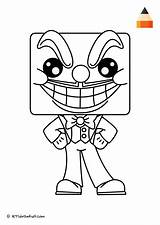 Coloring Pages Dice Draw King Chibi Kids Kolorowanki Cuphead Let Drawings Rysowanie Printable Kolor Visit Color Game Sheets Włosów Getcolorings sketch template