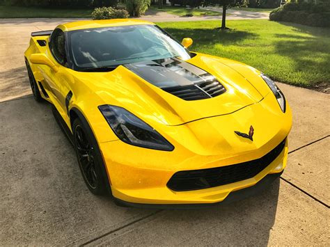 fs  sale  corvette  lz coupe spd man corvette racing yellow nicely equipped