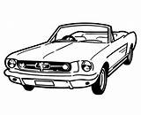 Mustang Coloring Pages Car Ford Gt Drawing Cars Lowrider Voiture Clipart Printable Cool Drawings Coloriage Color Para Race Print Camaro sketch template