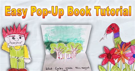 easy pop  book tutorial  images imagine forest