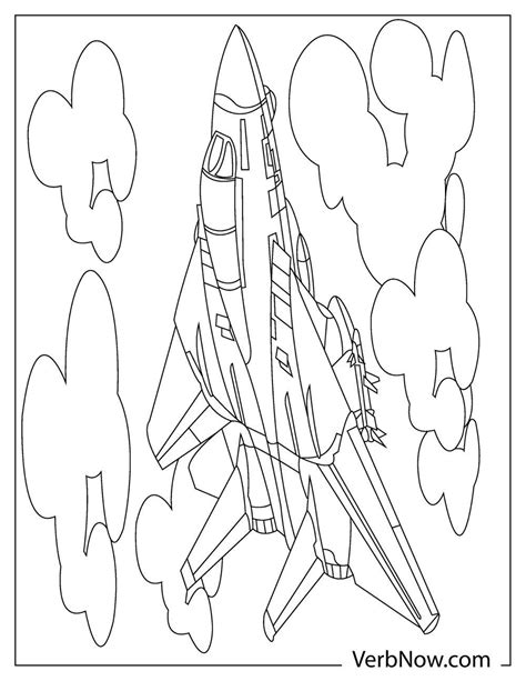 jet airplane coloring pages book   printable