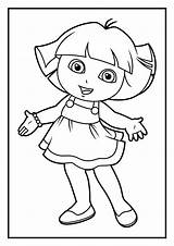 Dora Colorir Princess Aventureira Braços Abertos Desenhos Onlycoloringpages sketch template