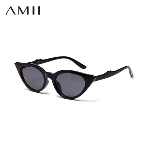 amii fashion 90s sunglasses women cat eye luxury brand designer sun