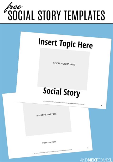 social story templates