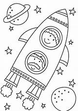 Space Coloring Pages Easy Print Kids Printable Crafts Preschool Fun Theme Visit Vbs sketch template
