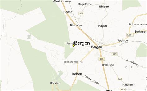 bergen germany map deutschland bergen karte optimal route map  bergen germany