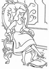 Cinderela Slipper Cendrillon Aschenputtel Kolorowanki Księżniczki Princesas Mewarna Kertas 4kids Colors Kidipage sketch template