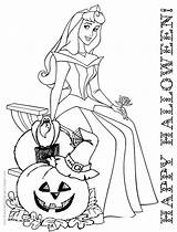 Disney Halloween Coloring Pages Princess Printable Printables Mamietitine Centerblog Color sketch template