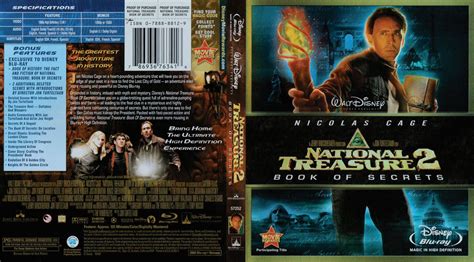 National Treasure 2 Book Of Secrets R1 Front Dvd Covers