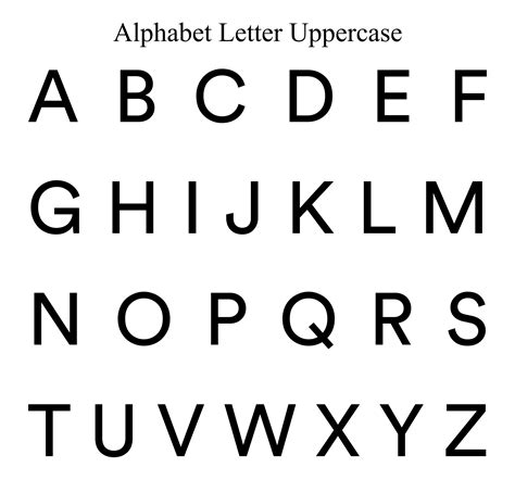 images   printable upper case letters printable images