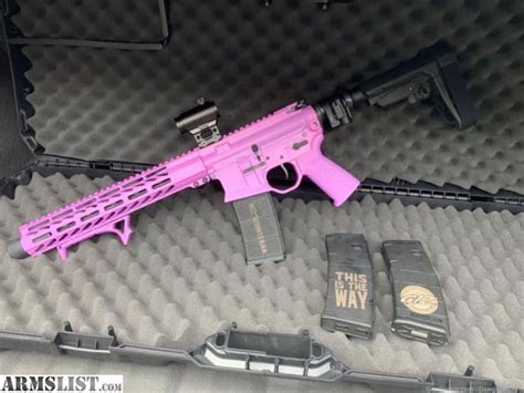 Armslist For Sale Custom Build Pink Ar15 Pistol 10 5 Veterans