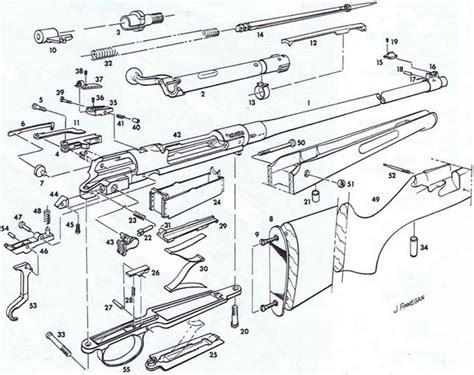 remington model  shotgun schematic