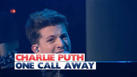 charlie puth one call away live at jingle bell ball 2015 youtube