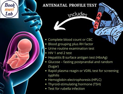 anc profile test  pregnancy price purpose test list
