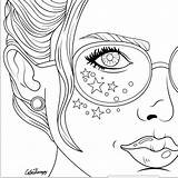 Coloring Pages Girls Teen Teenage Girl Printable Cute Faces Books People Detailed Adults Color Adult Drawing Face Tumblr Colouring Sheets sketch template