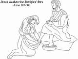 Coloring Pages Holy Week Printables Disciples Feet Fabulously Several Detailed There These sketch template