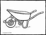 Brouette Coloriage Schubkarre Pages Colorier Kruiwagen Wheelbarrow Kiddicolour Ausmalbild Enfant Zeichnung Ausmalen Fantaisie Automne Malvorlagen Enregistrée Prenten Gevonden sketch template