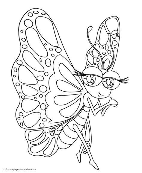 coloring pages  girls butterfly coloring pages printablecom