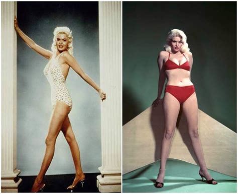 jayne mansfield s height weight a real barbie doll