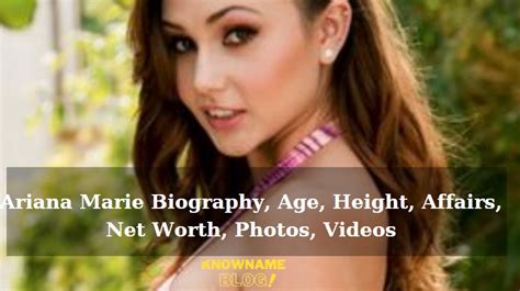 ariana marie biography age height affairs net worth 2023