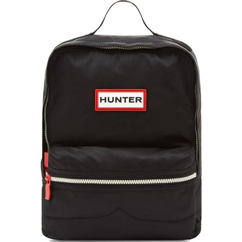 hunter original kids backpack  black  gardenless uk shop