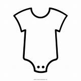 Baby Onesie Clothes Coloring Pages Drawing Sketch Printable Color sketch template
