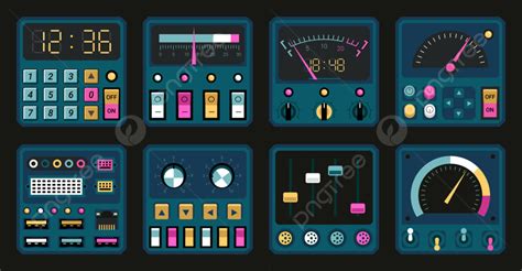 control panel vector art png control panels panel dashboard button