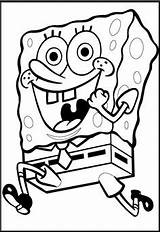 Spongebob Squarepants Coloring Kids sketch template