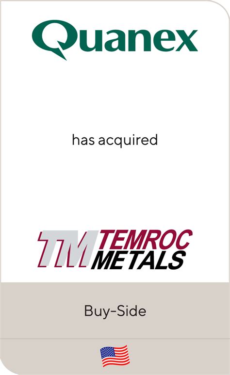 quanex  acquired temroc metals lincoln international llc