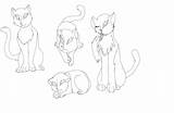 Warrior Cat Base Cats Bases Kits Coloring Mates Pages Deviantart Group Template sketch template