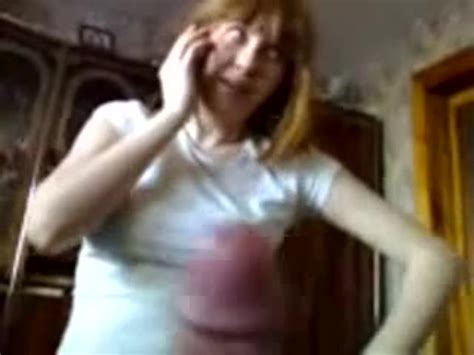 Blowjob And Handjob By Redhead Russian Teen While On Phone