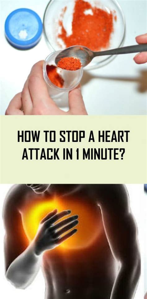 stop  heart attack   minute heart attack health health tips