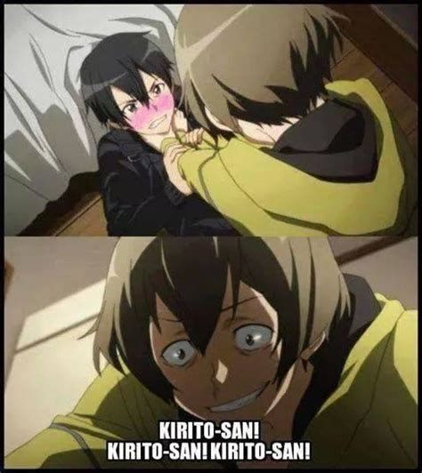 Meme Anime On Twitter Sorry Asada San But Kirito San Is More Cute